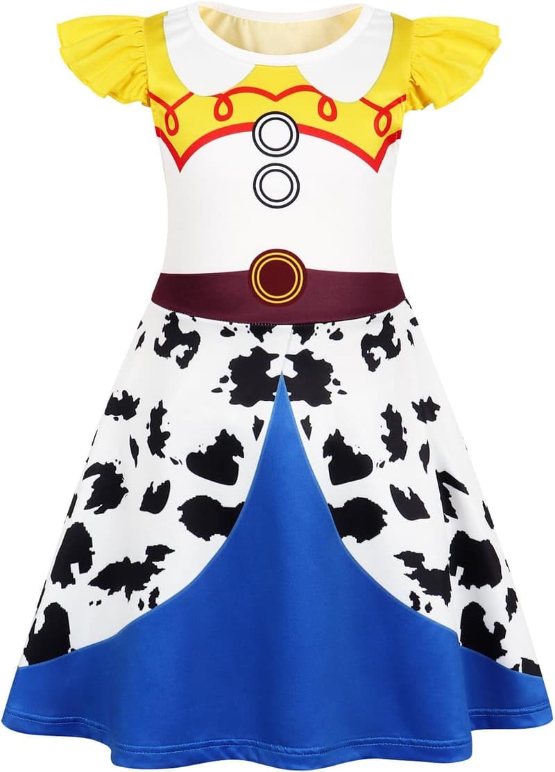 Toddler Girls Nightgown Pajamas - Princess Sleepwear Dress
