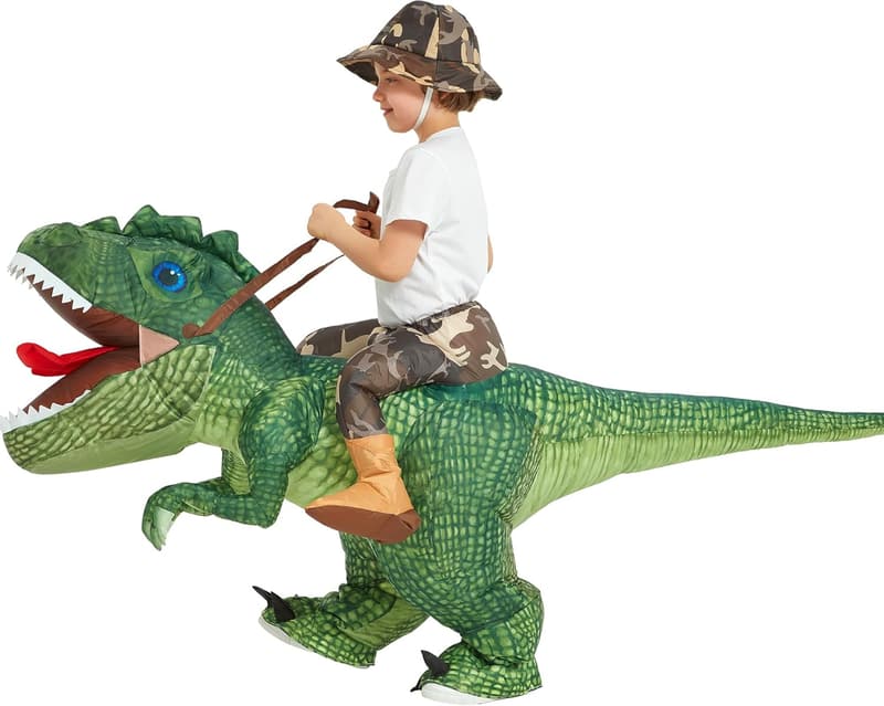 Kids' Inflatable T-Rex Costume for Halloween Parties