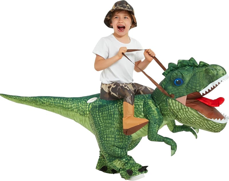 Kids' Inflatable T-Rex Costume for Halloween Parties