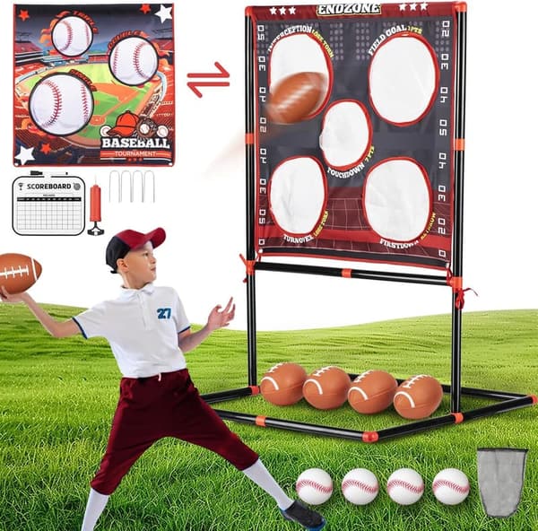 Kids' Football Toss Game – Outdoor Fun for Ages 3-8