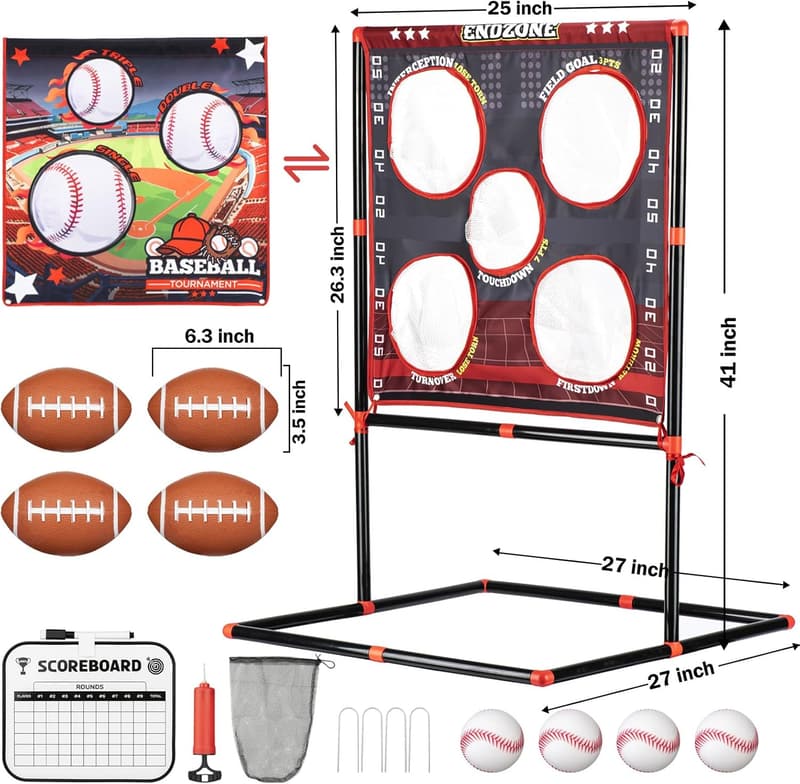 Kids' Football Toss Game – Outdoor Fun for Ages 3-8