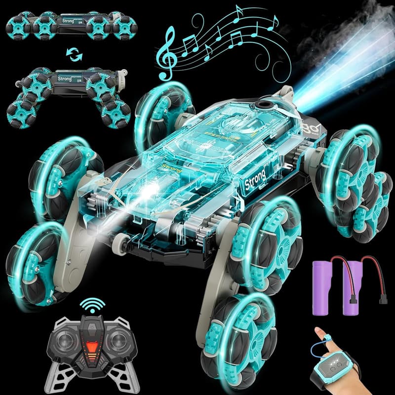 Remote Control Stunt Car for Boys 8-13 - 360° Rotating Drifter