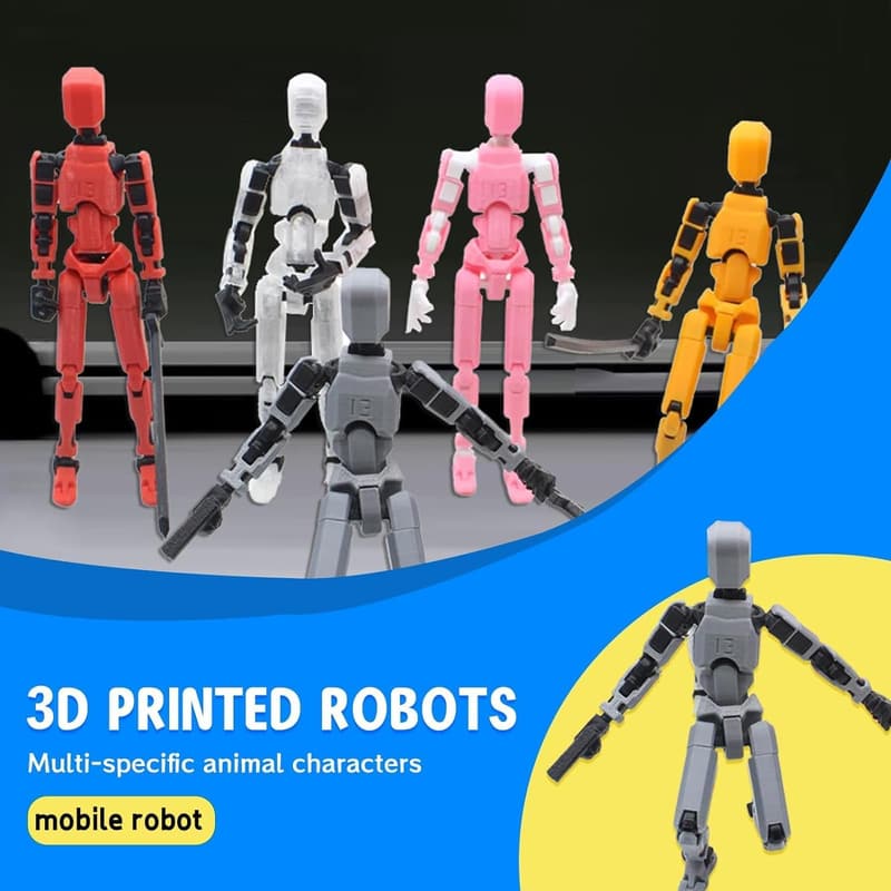 Lucky 13 Nova Titan Action Figure - 3D Printed Movable Toy
