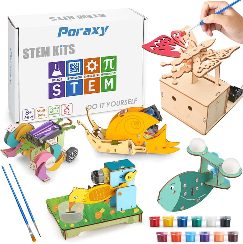 STEM Engineering Building Kits for Kids Ages 8-13