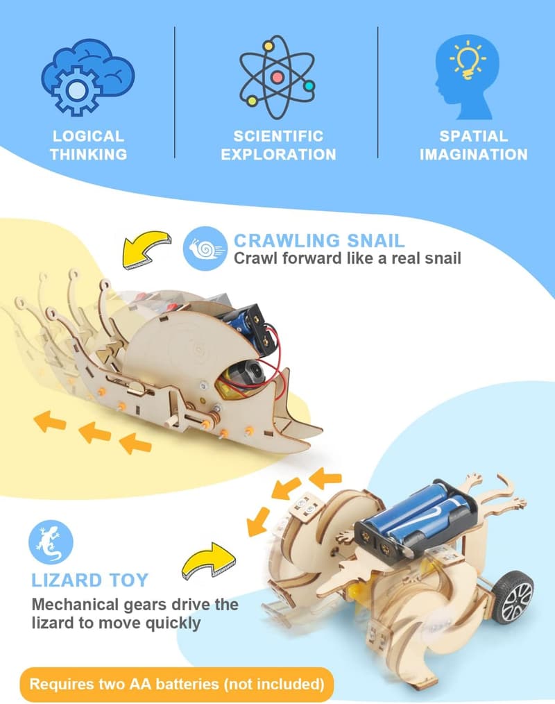 STEM Engineering Building Kits for Kids Ages 8-13