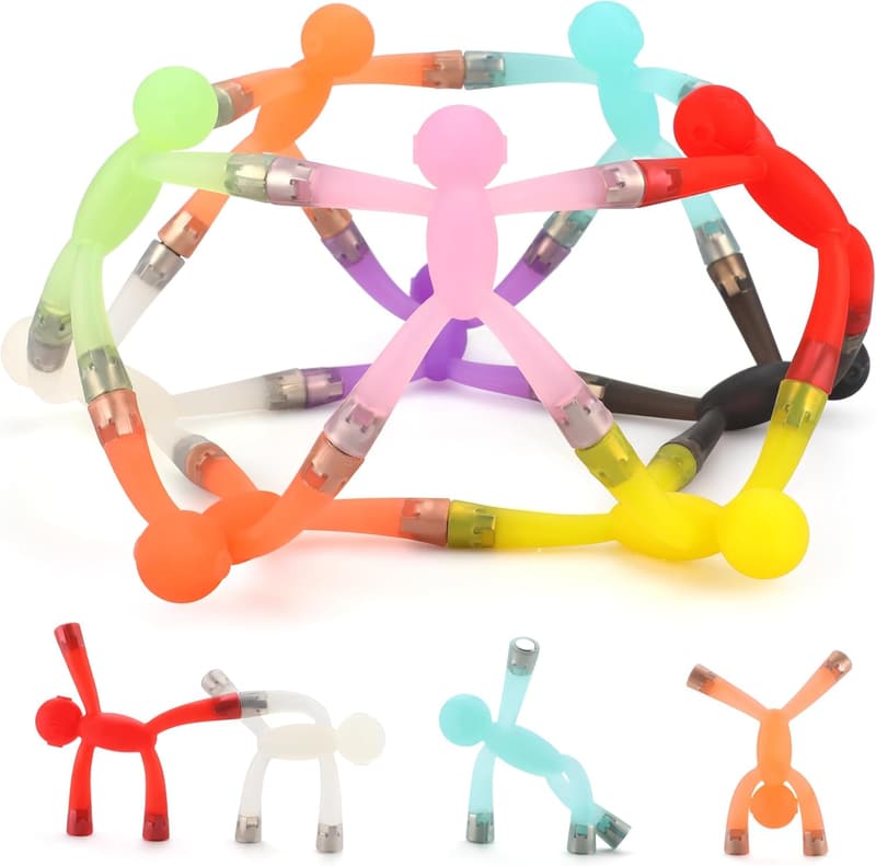 Magnetic Travel Toys for Kids - 10-Piece Set for Road Trips