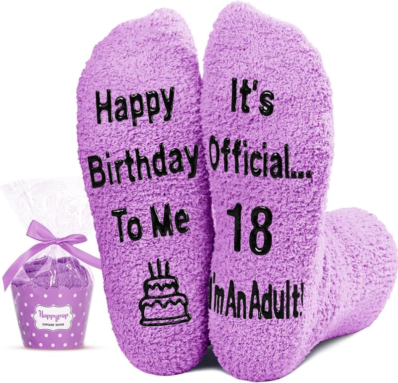 Birthday Gift Socks for Teen Girls (Ages 13-18)