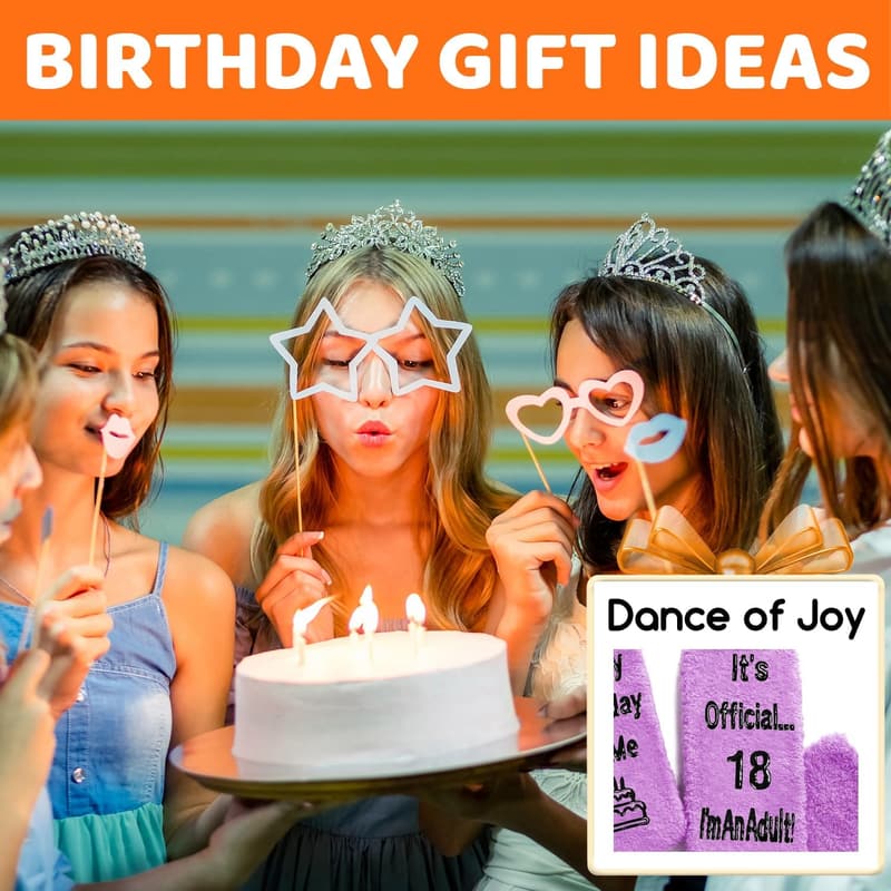 Birthday Gift Socks for Teen Girls (Ages 13-18)