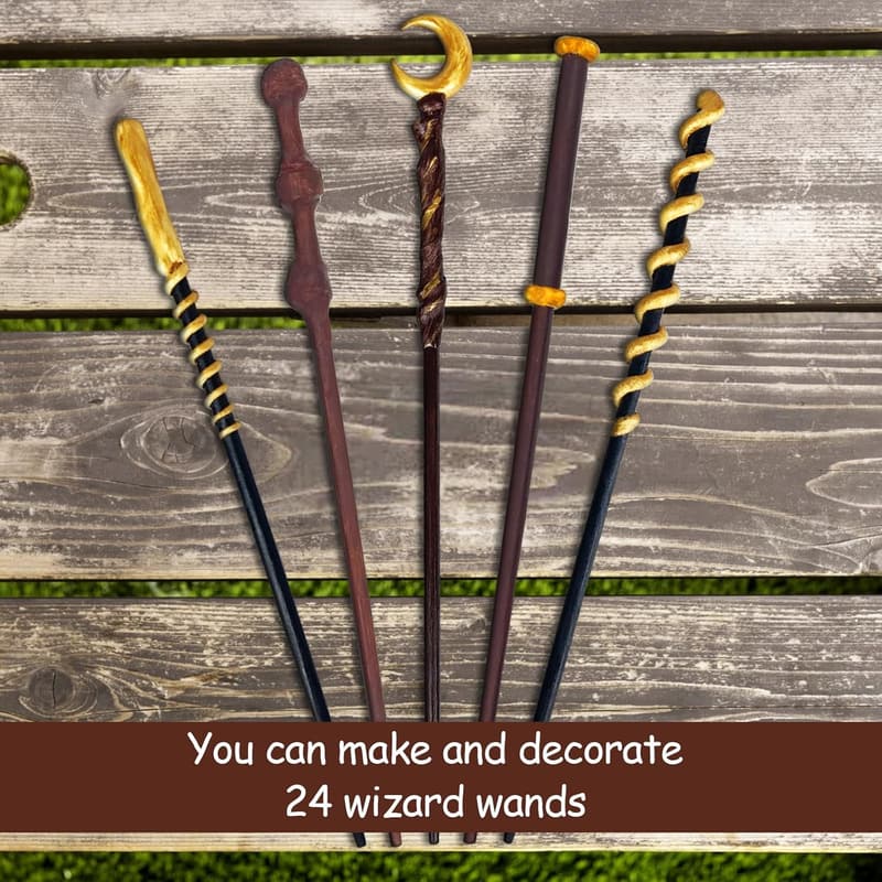DIY 67-Piece Magic Wand Craft Kit for Kids' Birthday Party