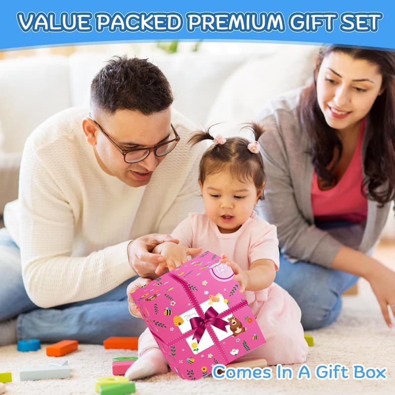 Montessori Wooden Activity Cube - Educational Toy for Toddlers