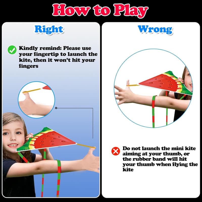 Outdoor Flying Kites & Airplane Launcher Set for Kids (3-8)