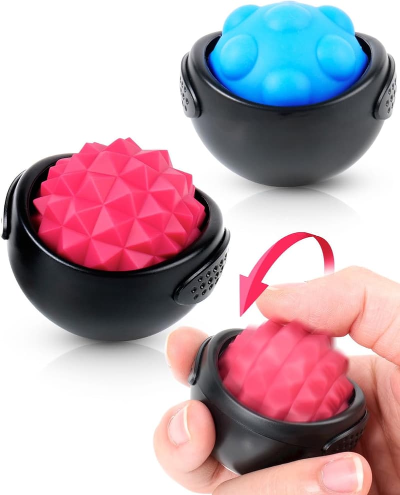 Silicone Fidget Spinner Set - Stress Relief Toys for Adults