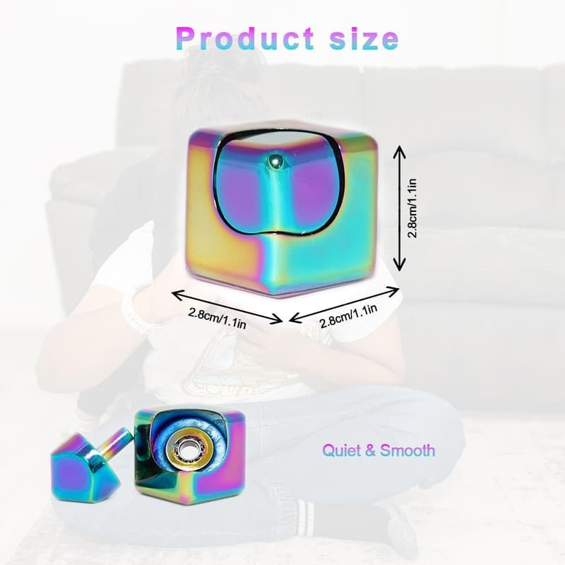 4-in-1 Fidget Spinner - Anxiety Relief Toy for Kids & Adults