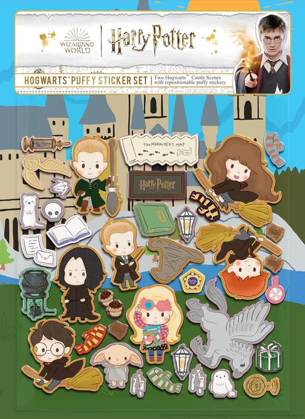 Harry Potter Puffy Sticker Play Set with Reusable Board