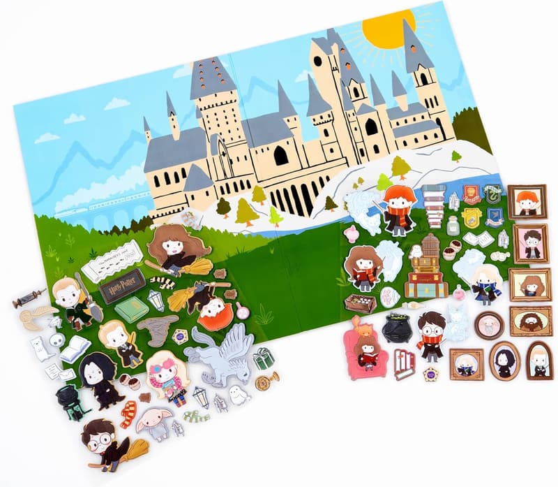 Harry Potter Puffy Sticker Play Set with Reusable Board
