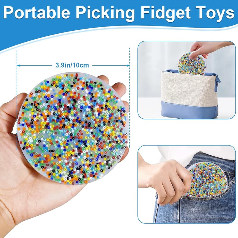 Silicone Fidget Pad for Skin Picking Relief - Sensory Toy