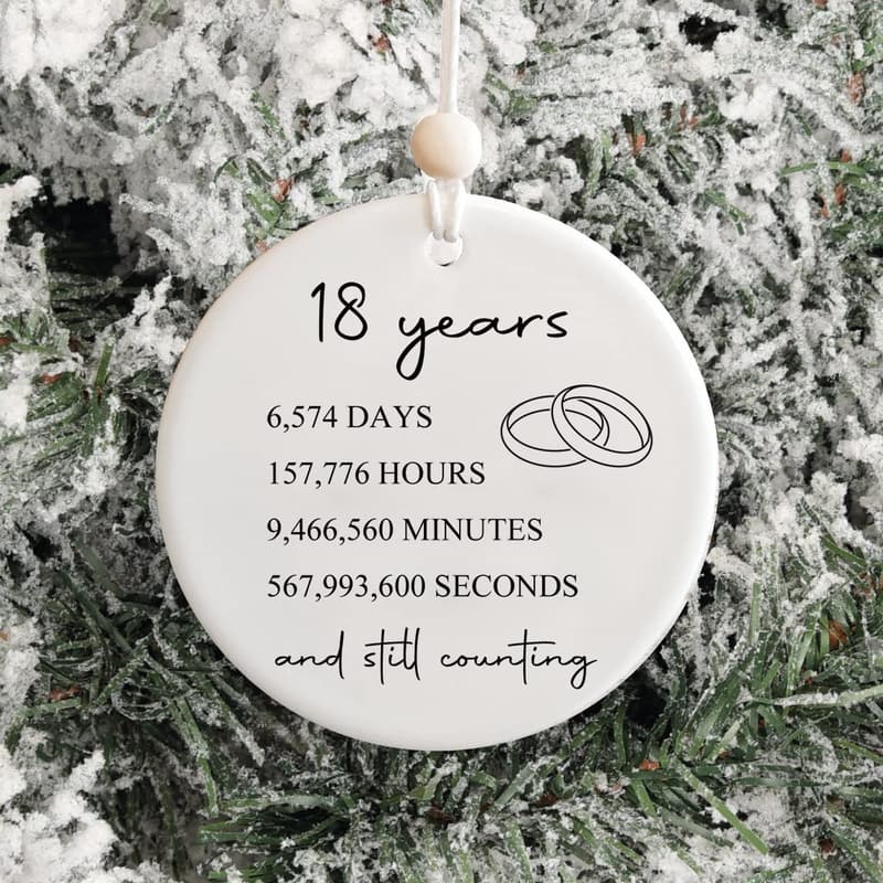 18th Anniversary Porcelain Gifts for Couples