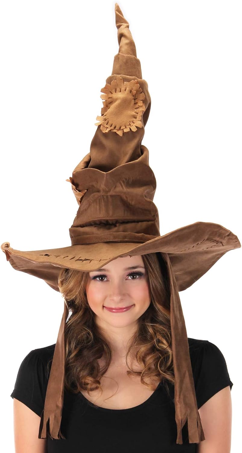 Harry Potter Sorting Hat Costume Accessory - Adjustable Faux Suede