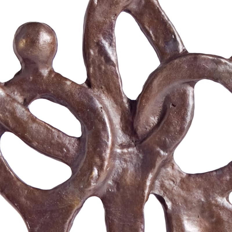 Contemporary Ring of Love Metal Art Sculpture for Families