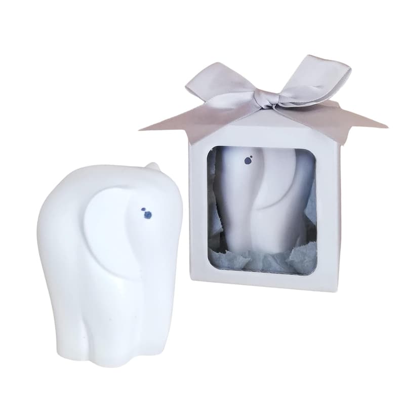 14th Anniversary Gift - Handmade Ceramic Elephant Figurine