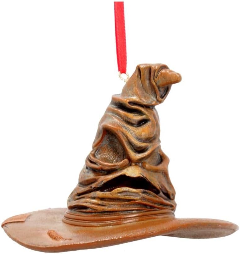 Harry Potter Sorting Hat Hanging Ornament, Brown, 9cm