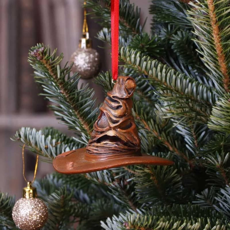 Harry Potter Sorting Hat Hanging Ornament, Brown, 9cm