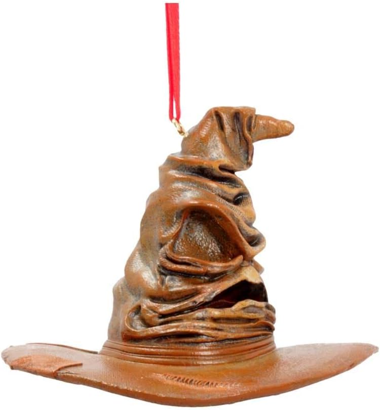 Harry Potter Sorting Hat Hanging Ornament, Brown, 9cm
