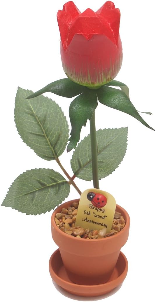 5th Anniversary Handmade Wooden Desk Gift for Couples