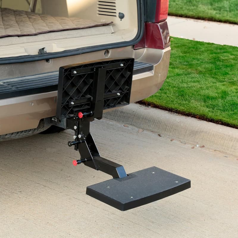 Folding Dog Stairs for SUVs & Trucks - Medium to Large Dogs