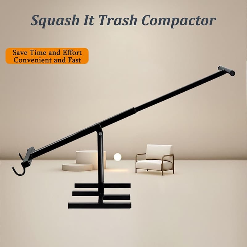 Manual Portable Trash Compactor for Household Waste
