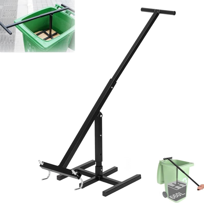 Portable Manual Trash Compactor for Outdoor Recycling