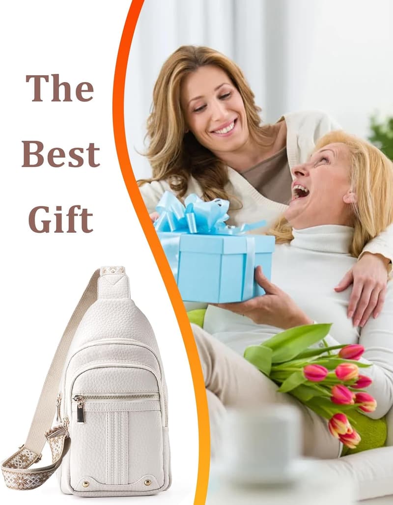 Crossbody Sling Bag for Mom - Unique Anti-Theft Gift