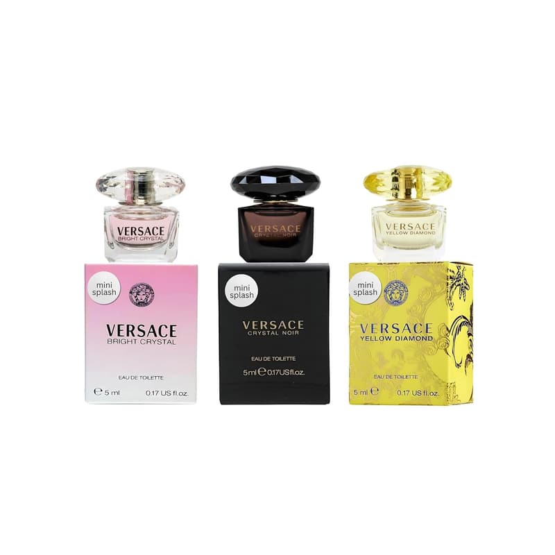 Women's Mini Perfume Gift Set – Yellow Diamond, Crystal Noir, Bright Crystal