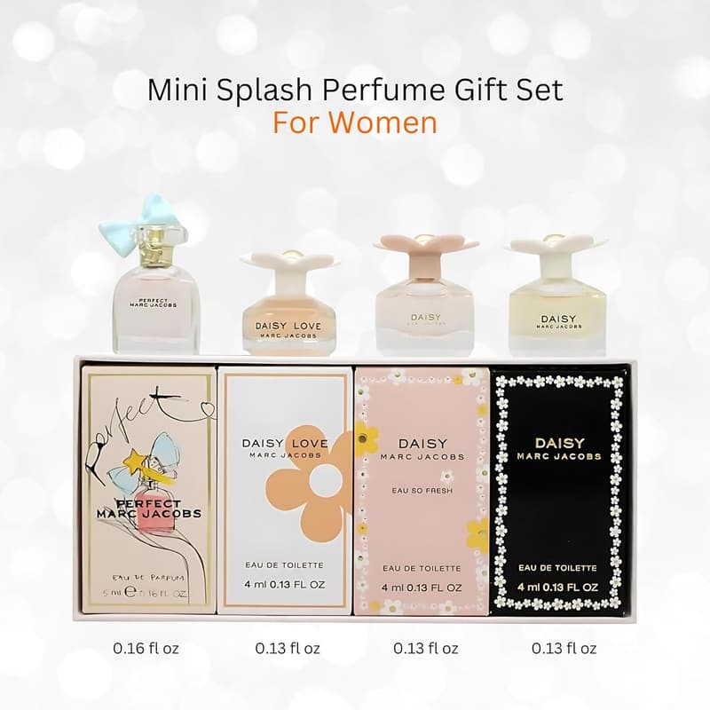 Women's Perfume Gift Set – 4-Piece Mini Variety