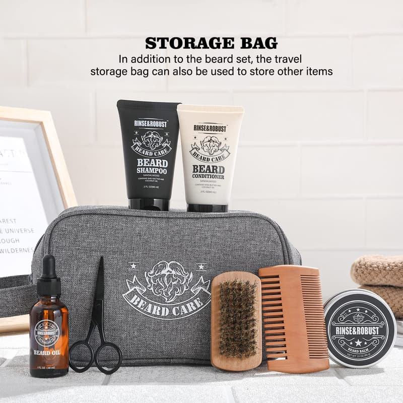 Father's Day Beard Grooming Travel Kit for Men