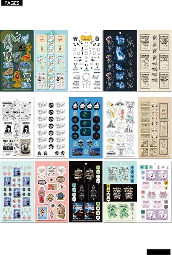 Harry Potter Planner Sticker Book - 1,000+ Stickers for Projects