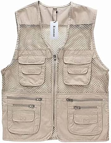 Breathable Fishing Vest with Multi-Pockets for Adults and Youth