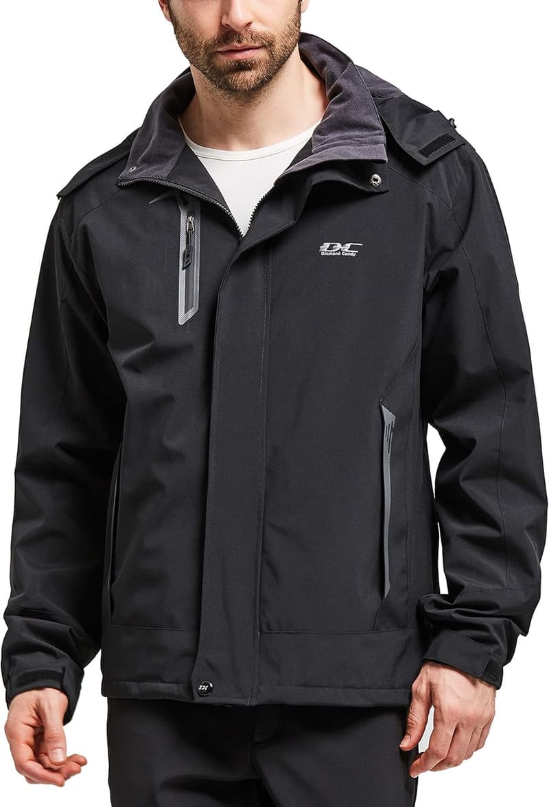 Lightweight Waterproof Hooded Jacket for Men