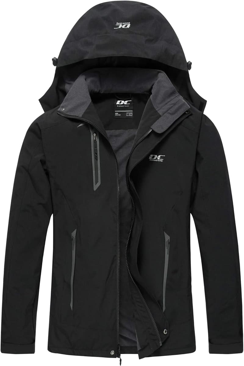 Lightweight Waterproof Hooded Jacket for Men