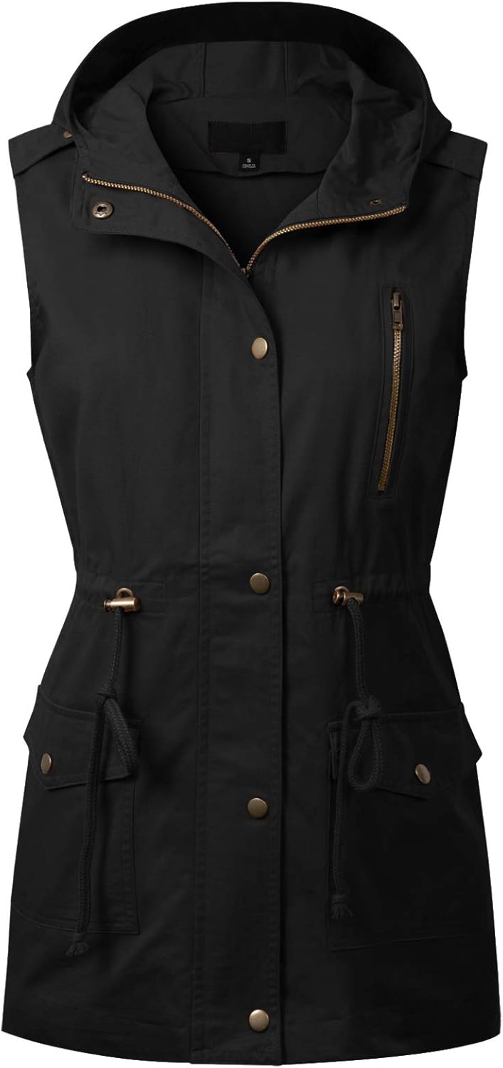 Lightweight Sleeveless Safari Utility Vest for Women