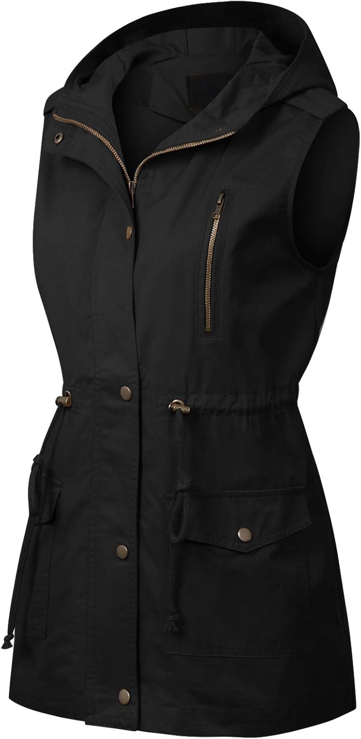 Lightweight Sleeveless Safari Utility Vest for Women