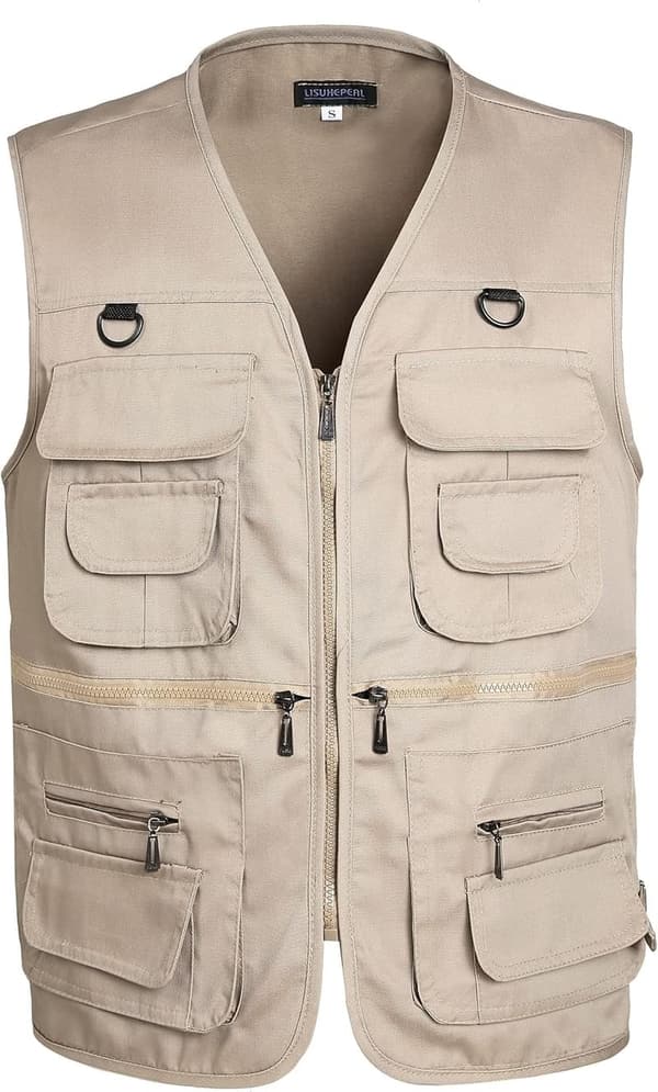 Men's Fishing Vest - Summer Outdoor Travel with Multi Pockets