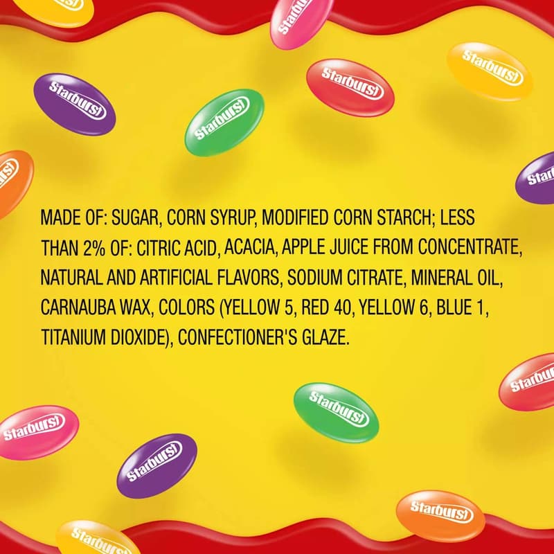 Starburst Jelly Beans Fruit Flavors, 54 oz Pantry Size