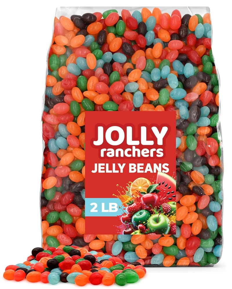 Assorted Jolly Ranchers Jelly Beans – 2 lb Bulk Bag