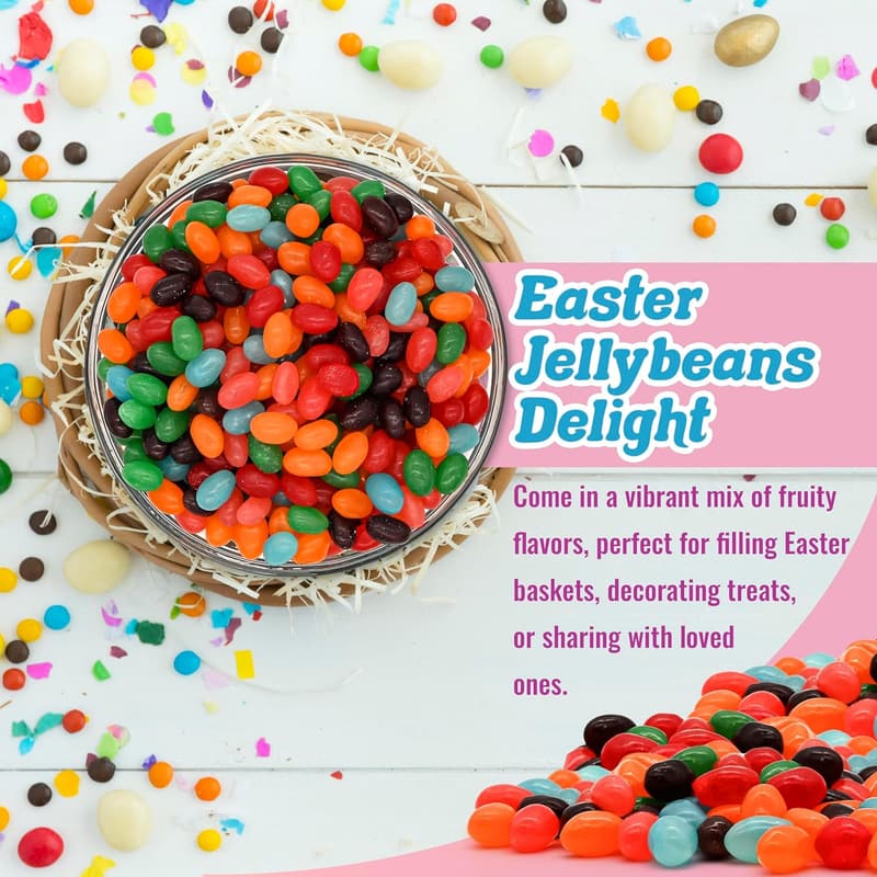 Assorted Jolly Ranchers Jelly Beans – 2 lb Bulk Bag