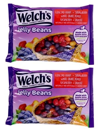 Fruit Flavor Jelly Beans by Frankford Candy, 2-Pack Snacks