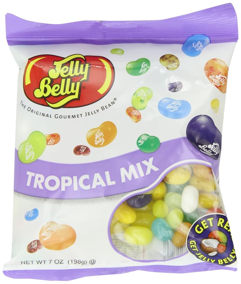 Tropical Mix Jelly Beans, 7 oz Bag
