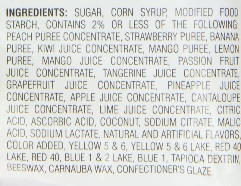 Tropical Mix Jelly Beans, 7 oz Bag