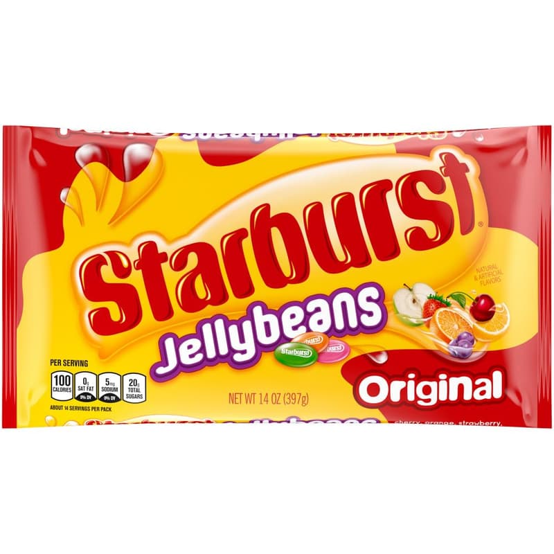 Starburst Jellybeans, 14 oz Pack of 12