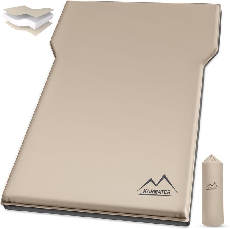 Self-Inflating Car Mattress with Pillow for Camping